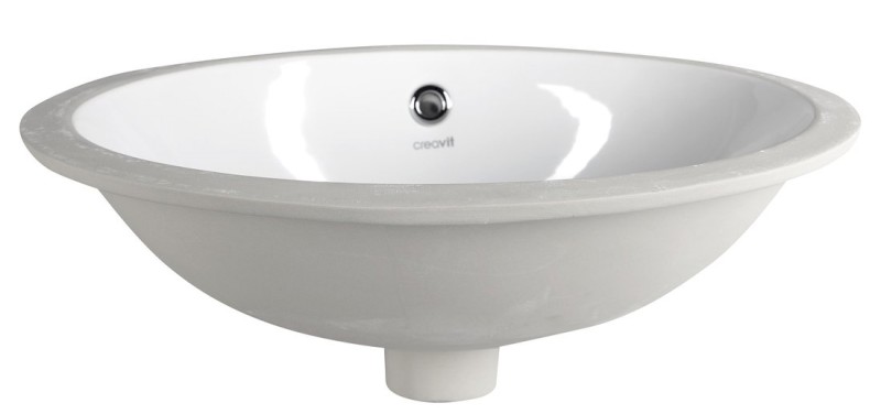 Keramické umyvadlo pod desku, 48,5x38cm, bílá TP211