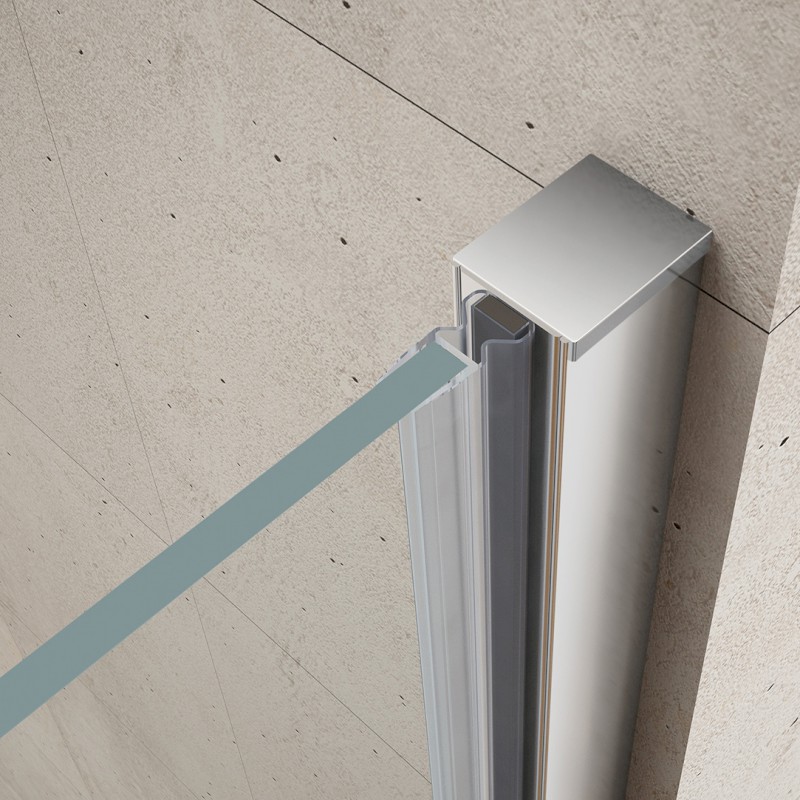 LORO sprchové dveře skládací 900mm, čiré sklo GN4590