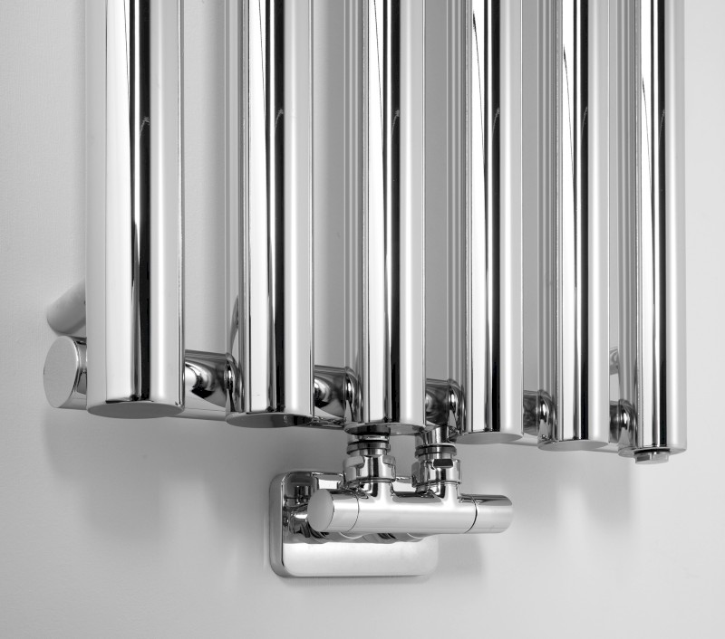 PILON otopné těleso 418x1800mm, se šesti háčky pro ručník, chrom IZ130T