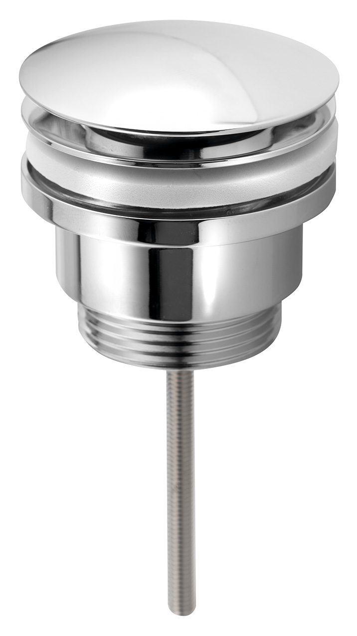 Umyvadlová výpust 5/4“, click-clack, velká zátka, 10-55mm, chrom 151.307.1