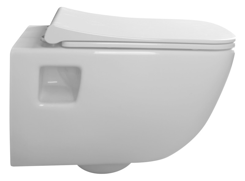 WALTER závěsná WC mísa, Rimless, 37x52,5cm, bílá 201.502.0