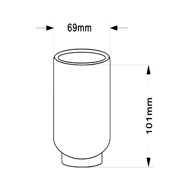 FANCY sklenka na postavení, tmavě zelená 2126105