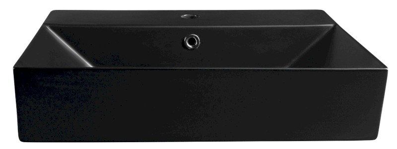 SISTEMA keramické umyvadlo 60x42cm, černá mat 10SF50060-2N