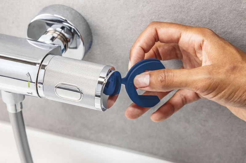 Vitalio Comfort Sprchový set s termostatem, 25x25 cm, 2 proudy, chrom GROHE 26696001