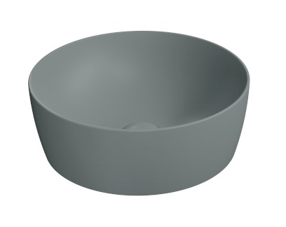 NUBES keramické umyvadlo na desku průměr 40cm, agave mat 903904