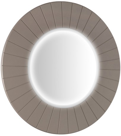 LUMIRO STRIP kulaté zrcadlo s LED osvětlením v rámu ø 90cm, agila LR950-4343S