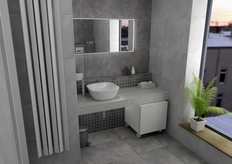 TAILOR rockstone deska 250x50 cm, provedení límce F TR250F