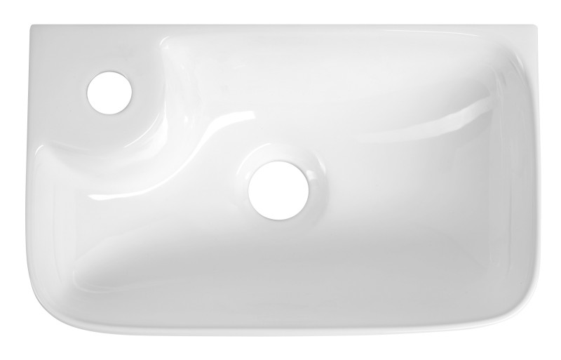 BELLE keramické umývátko 36x22cm, bílá NP365