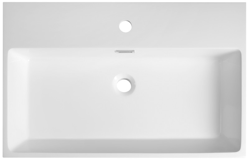 AQUATIC umyvadlo, litý mramor, 70x46cm, bílá AT070