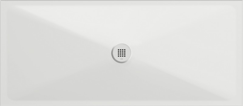 Keramická sprchová vanička, obdélník 160x70x2cm, bílá mat 46160709