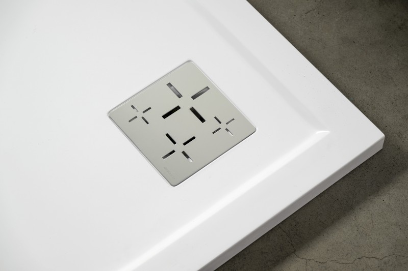 Vaničkový sifon, průměr otvoru 90 mm, DN40, krytka chrom KSM107CH-SN90