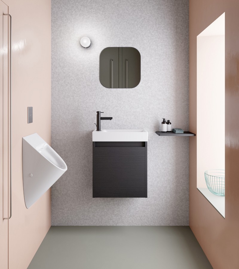 COMMUNITY urinál se zakrytým přívodem vody, 31x54,5cm, bílá ExtraGlaze 769511