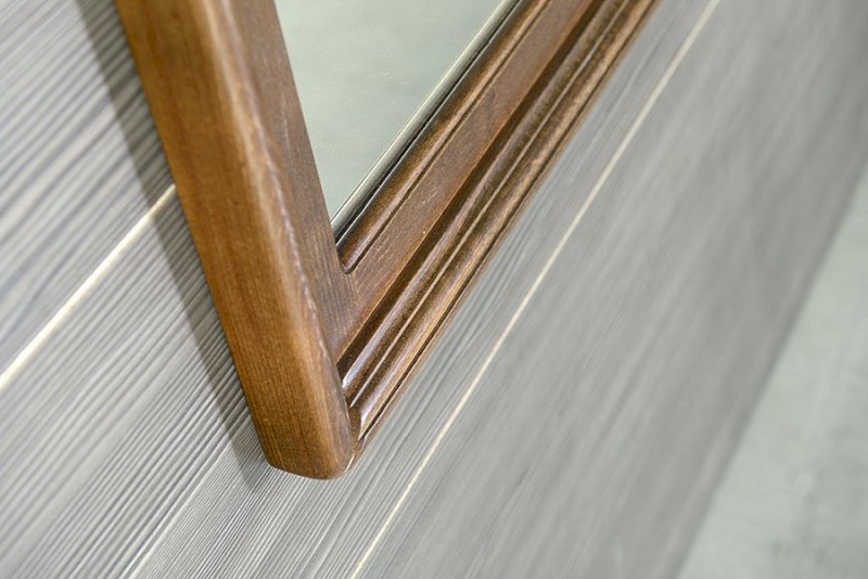 RETRO zrcadlo v dřevěném rámu 70x115cm, buk 1680