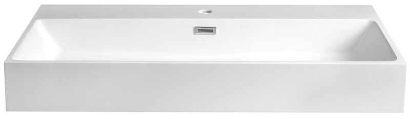 AQUATIC umyvadlo, litý mramor, 90x46cm, bílá AT090