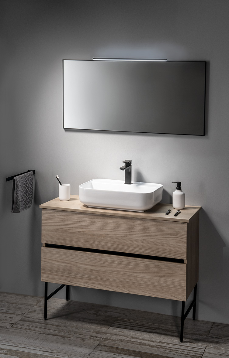 ODETTA umyvadlová skříňka 82x50x43,5cm, bílá lesk DT085-3030