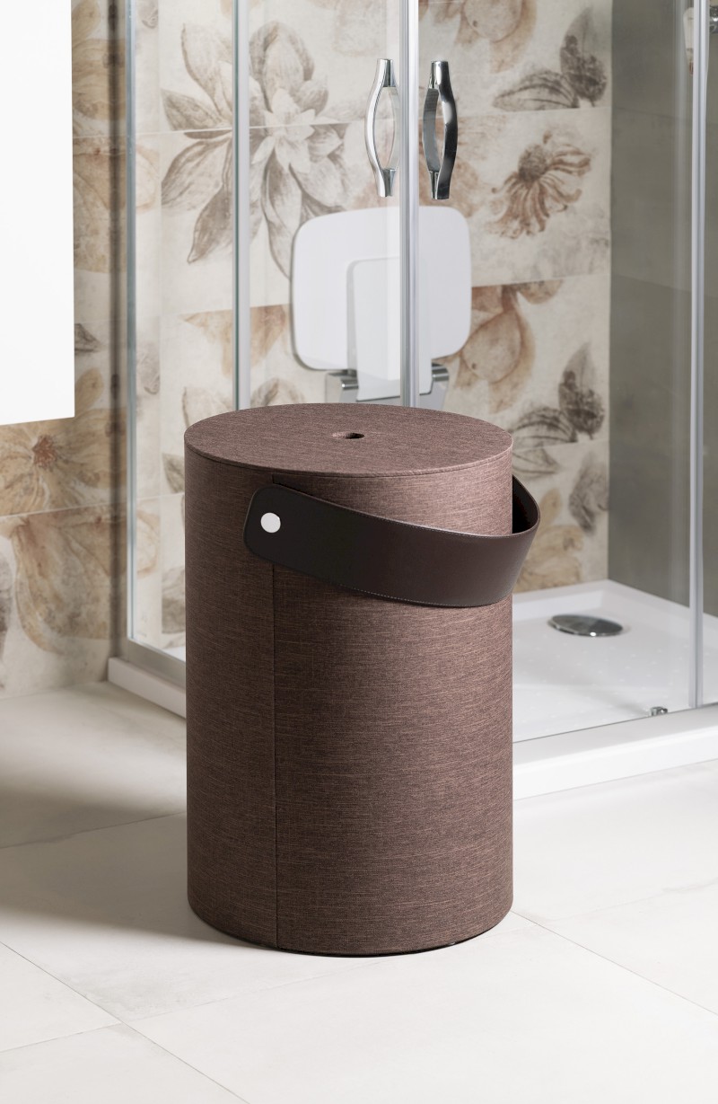 STRESA koš na prádlo 42x62,5x42cm, hnědá 3163SB