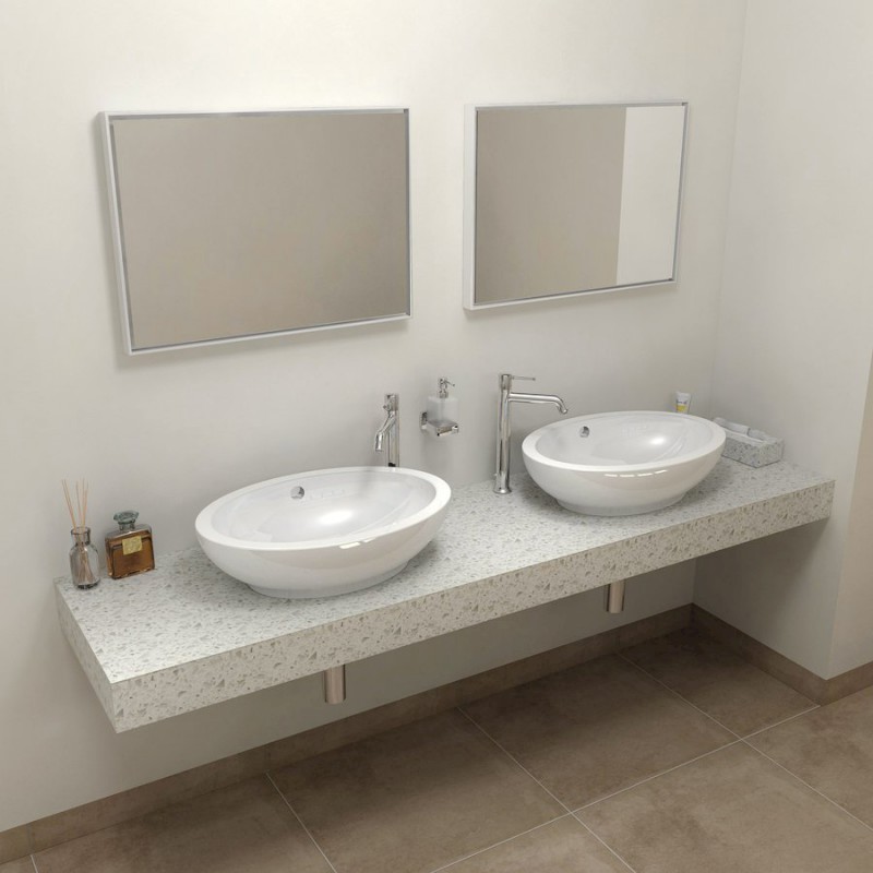 TAILOR rockstone deska 210x50 cm, provedení límce L TR210L