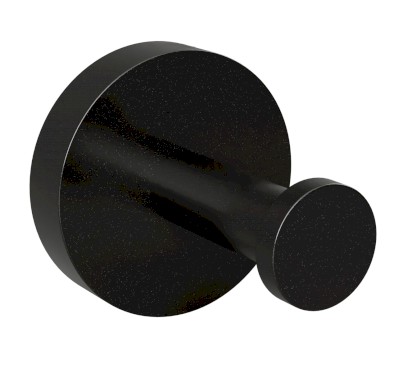 X-ROUND BLACK háček, černá mat XR203B