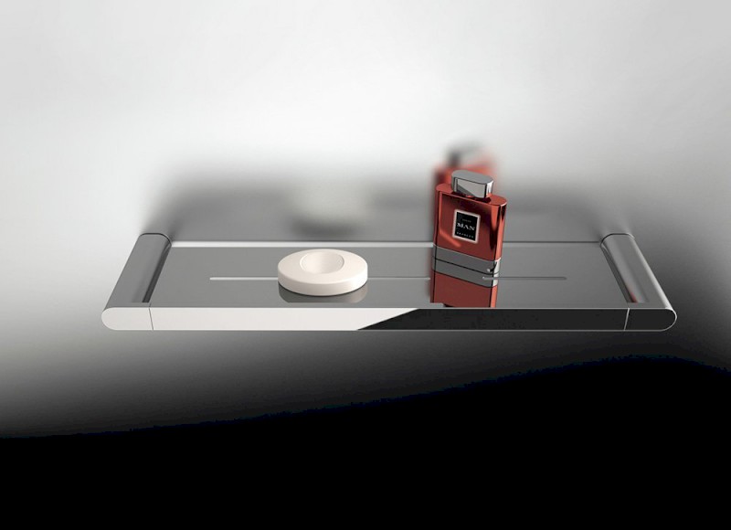 FLORI polička 508mm, chrom RF016