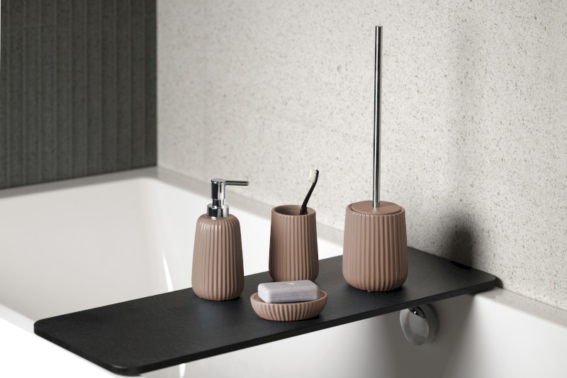 MARIKA WC štětka na postavení, tortora MK3352