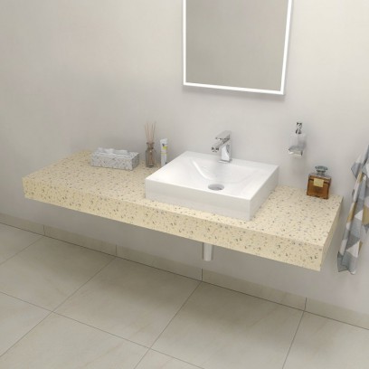 TAILOR rockstone deska 130x50 cm, provedení límce C TR130C
