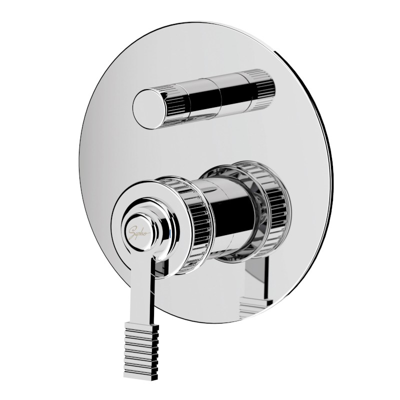 VERSI podomítková sprchová baterie, 2 výstupy, chrom RV042