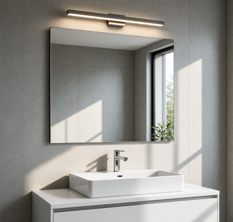 SECA zrcadlo s broušenou hranou 100x80cm, CU free 22499