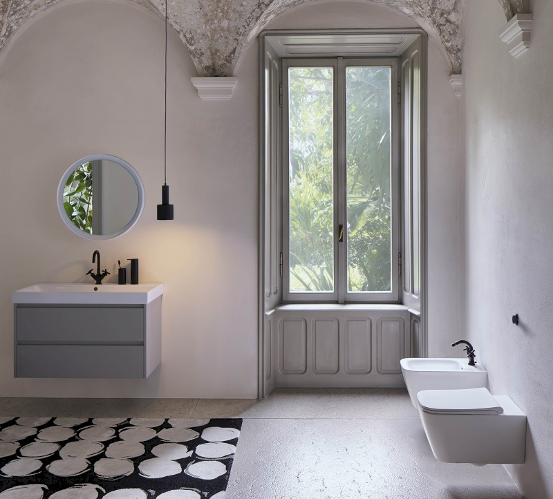 NUBES závěsná WC mísa, Swirlflush, 35x55cm, bílá ExtraGlaze 961511