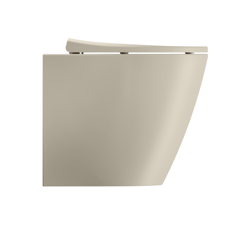 MODO WC mísa stojící, Swirlflush, 37x52cm, spodní/zadní odpad, creta dual-mat 981008