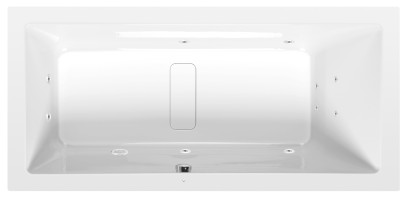 MARLENE hydromasážní vana, 170x80x48cm, Active Hydro, chrom 72403.1010