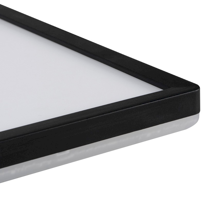 AZPO stropní LED svítidlo, 420x420mm, 22W, 3000/4000/6000K, IP54, černá mat 31535