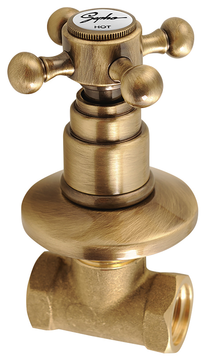 ANTEA podomítkový ventil, teplá, bronz 3056H