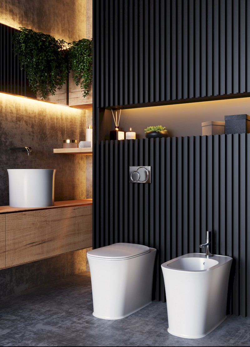 THE NEW YORKER bidet stojící 36,5x60cm, bílá 562001