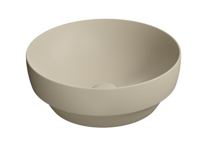 PURA keramické umyvadlo na desku, průměr 40cm, creta mat 884608
