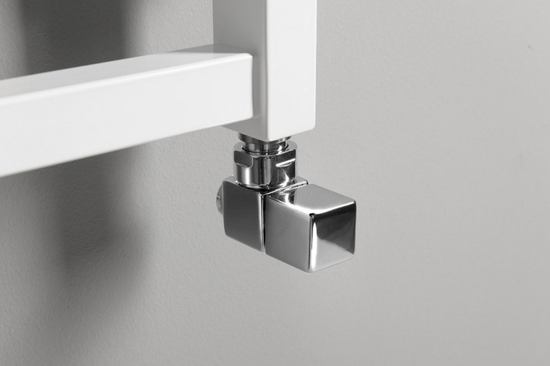 CUBE připojovací sada ventilů ruční rohová, chrom CP4010S