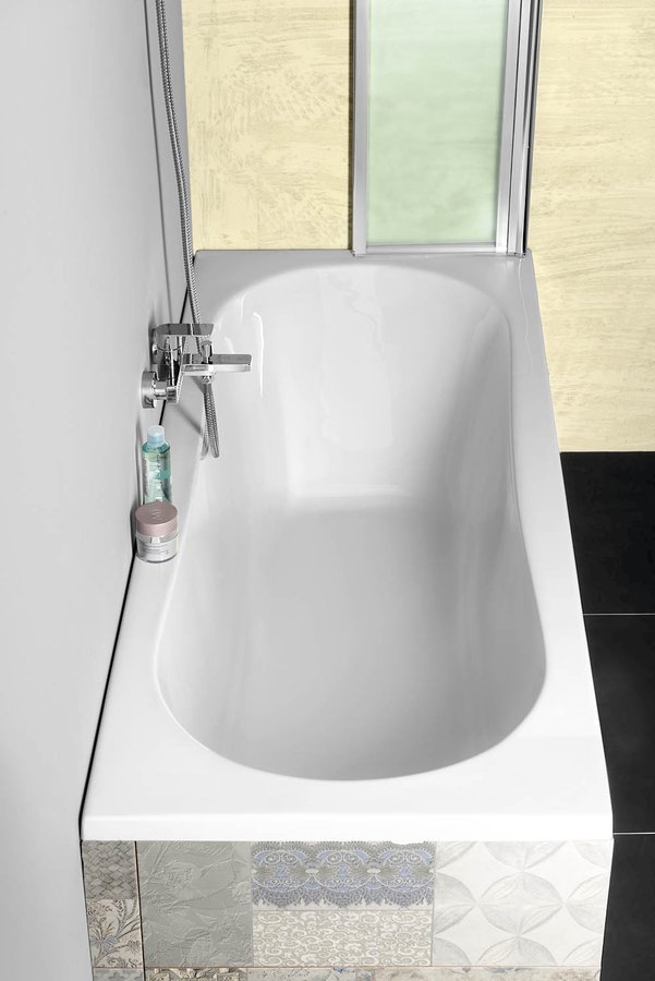 JIZERA vana 150x70x39cm, bílá G1570