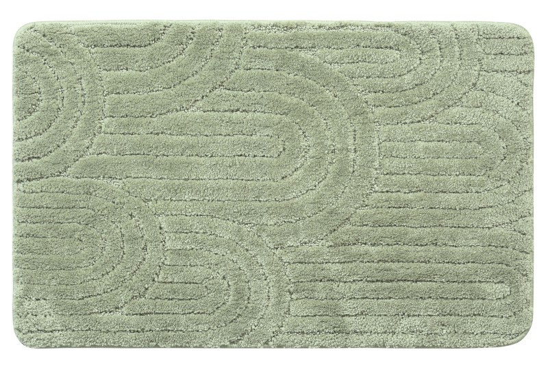 RIST koupelnová předložka, 50x80cm, 100% polyester, protiskluz, zelená NI8594