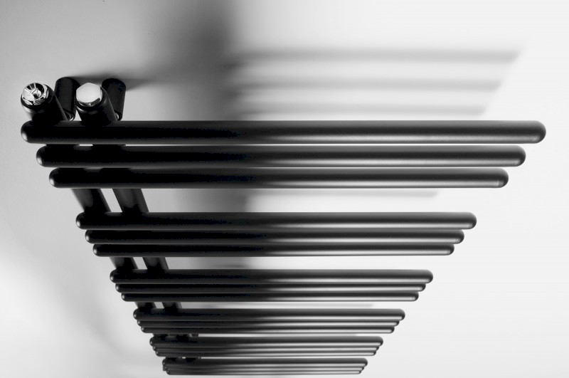 POSEIDON otopné těleso 450x1140mm, černá mat PS411B