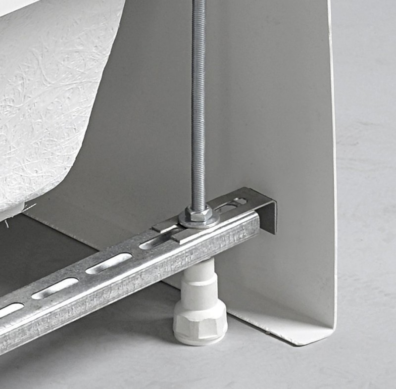 DEEP hluboká sprchová vanička s konstrukcí, obdélník 100x90x26cm, bílá 72349