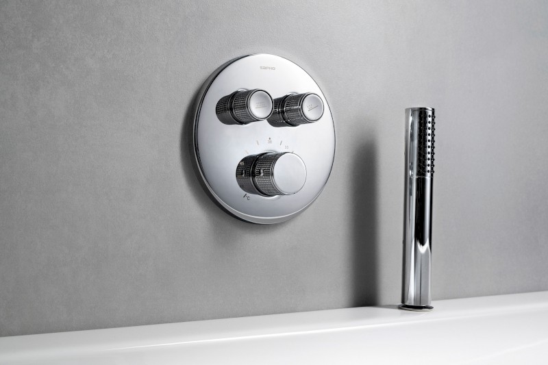 SMART SELECT podomítková sprchová termostatická baterie, box, 2 výstupy, chrom RP032