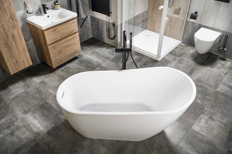 TISA volně stojící vana, 150x75cm, bílá E1575