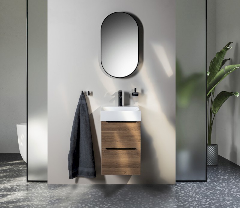 EMONA umyvadlová skříňka 39,4x55x39cm, dub cuneo EM040-2525