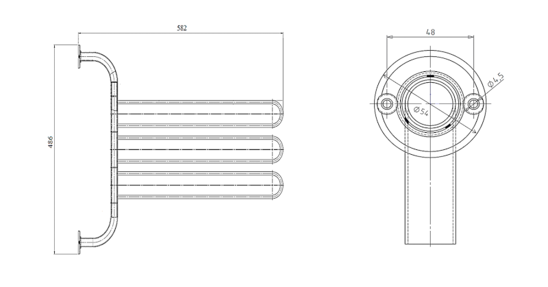 WHITE LINE otočný trojsušák, bílá 8002