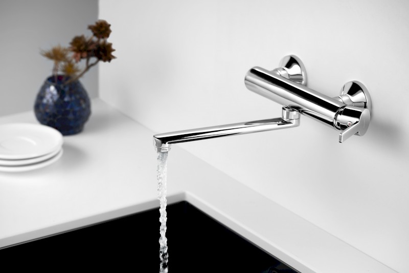 ESPADA nástěnná dřezová baterie, chrom ES15