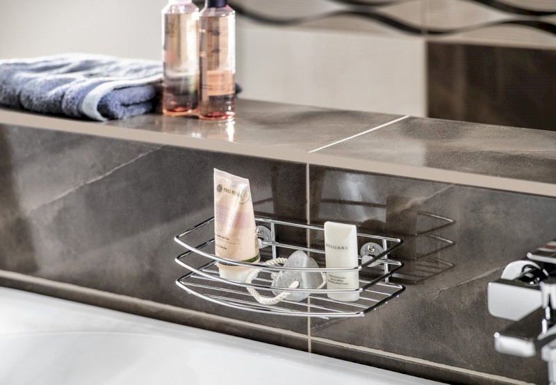 CHROM LINE drátěná police jednoduchá, chrom 37004