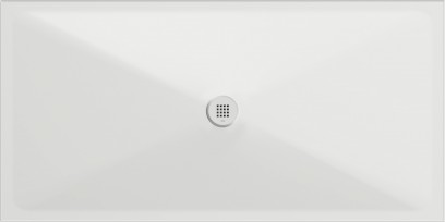 Keramická sprchová vanička, obdélník 180x90x2cm, bílá mat 46180909