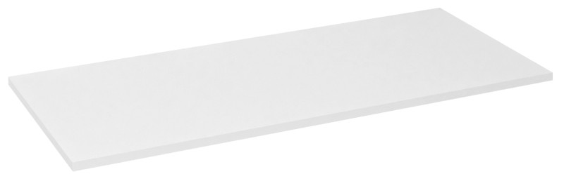 EZARA deska DTDL 121,6x1,8x47cm, bílá lesk EZD121-3030