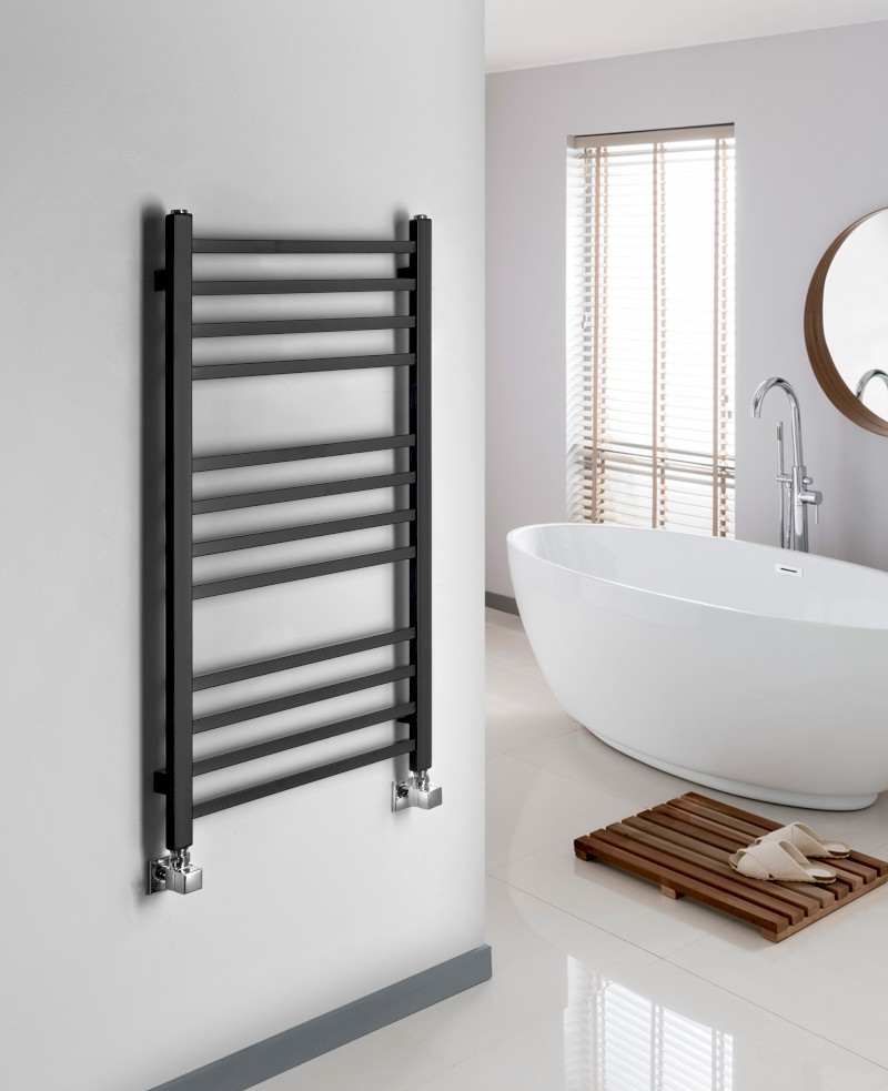 METRO otopné těleso 450x890 mm, černá mat IR400TB