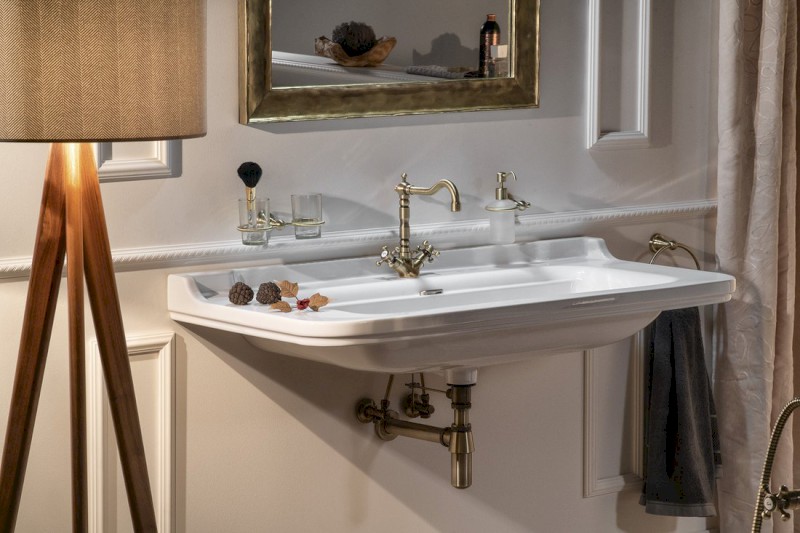 WALDORF keramické umyvadlo 100x55cm, bílá 4142K1