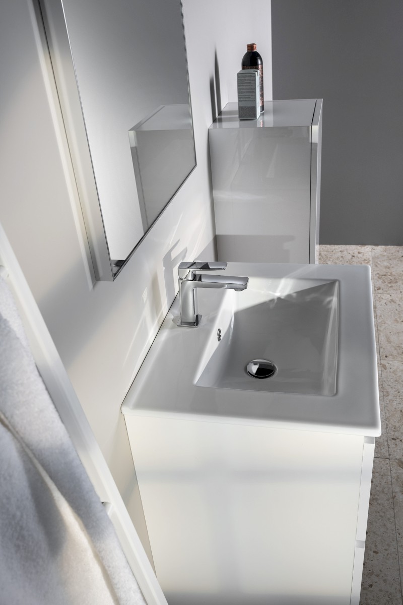 SLIM keramické umyvadlo, nábytkové, 60x46,5cm, bílá 1601-60